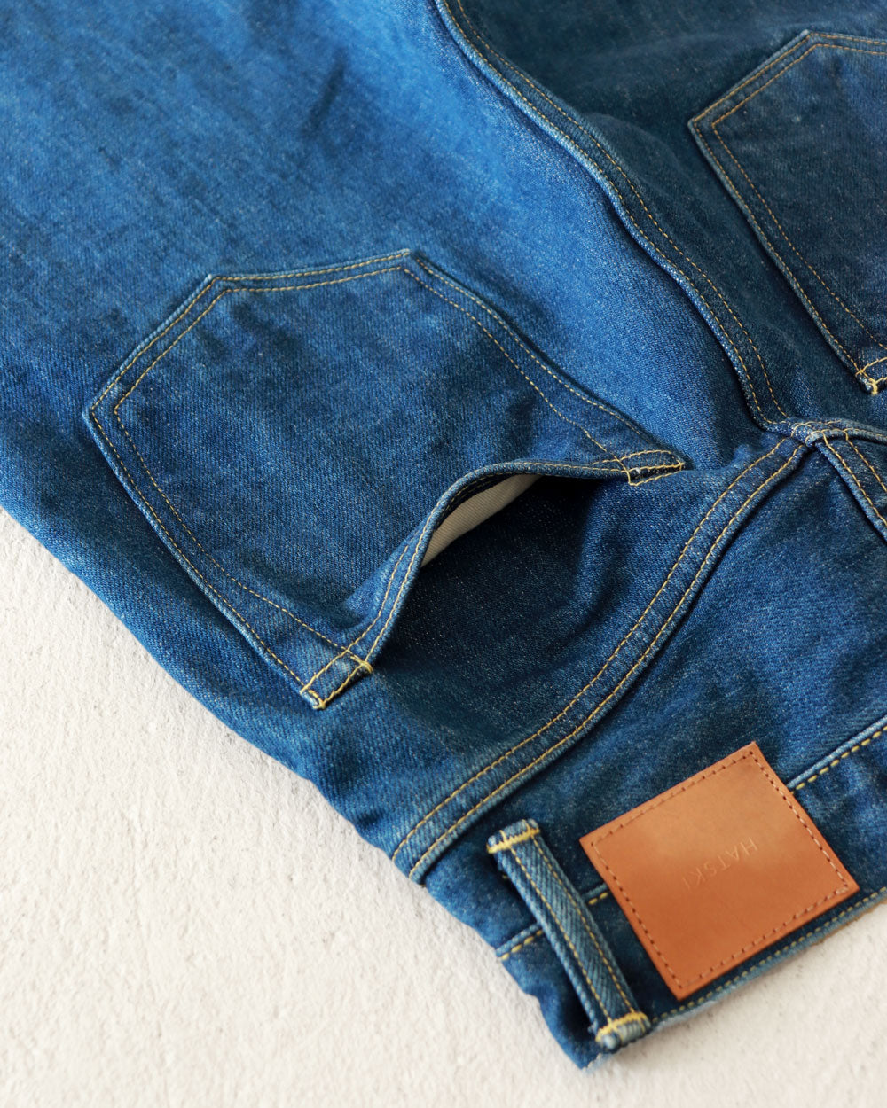HATSKI Regular Tapered Denim -Used-Blue HTK-22002-U