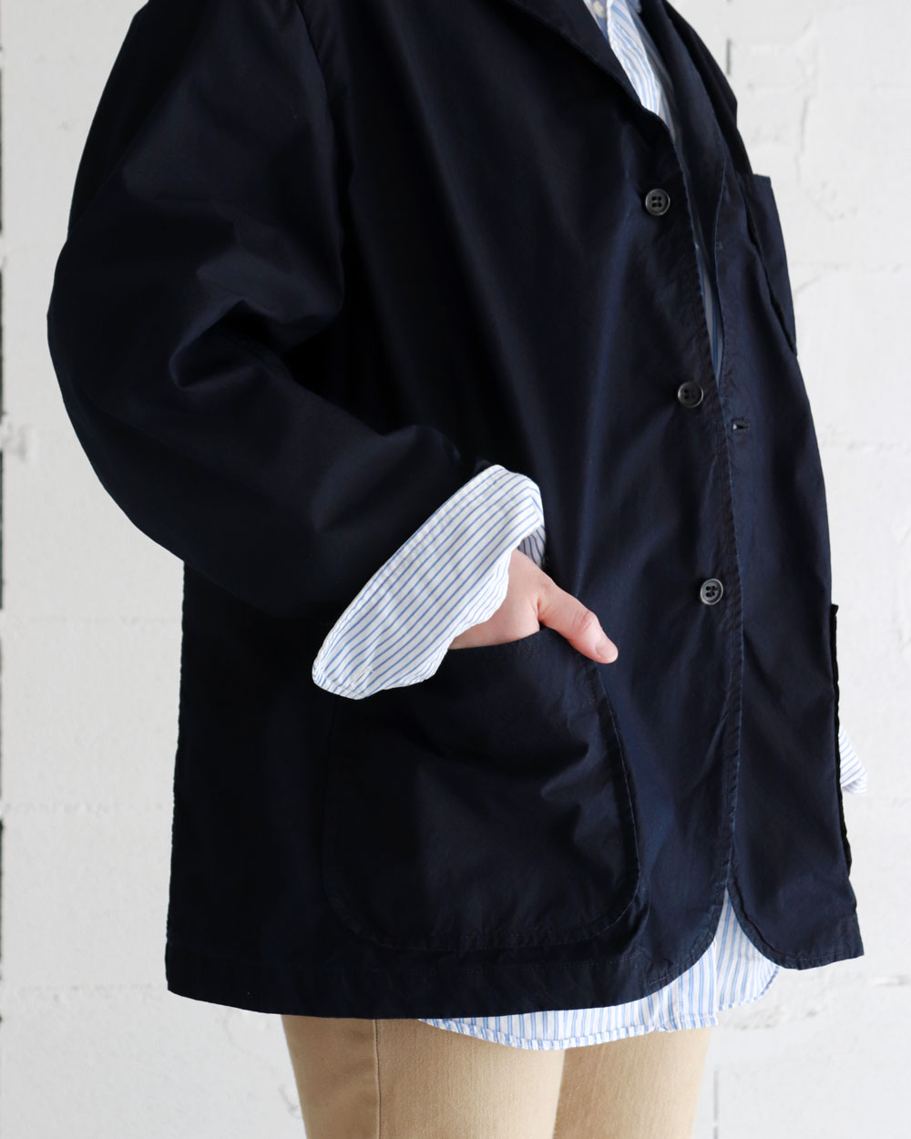 HATSKI Easy C/N Indigo Jacket -Indigo- HTK-22021