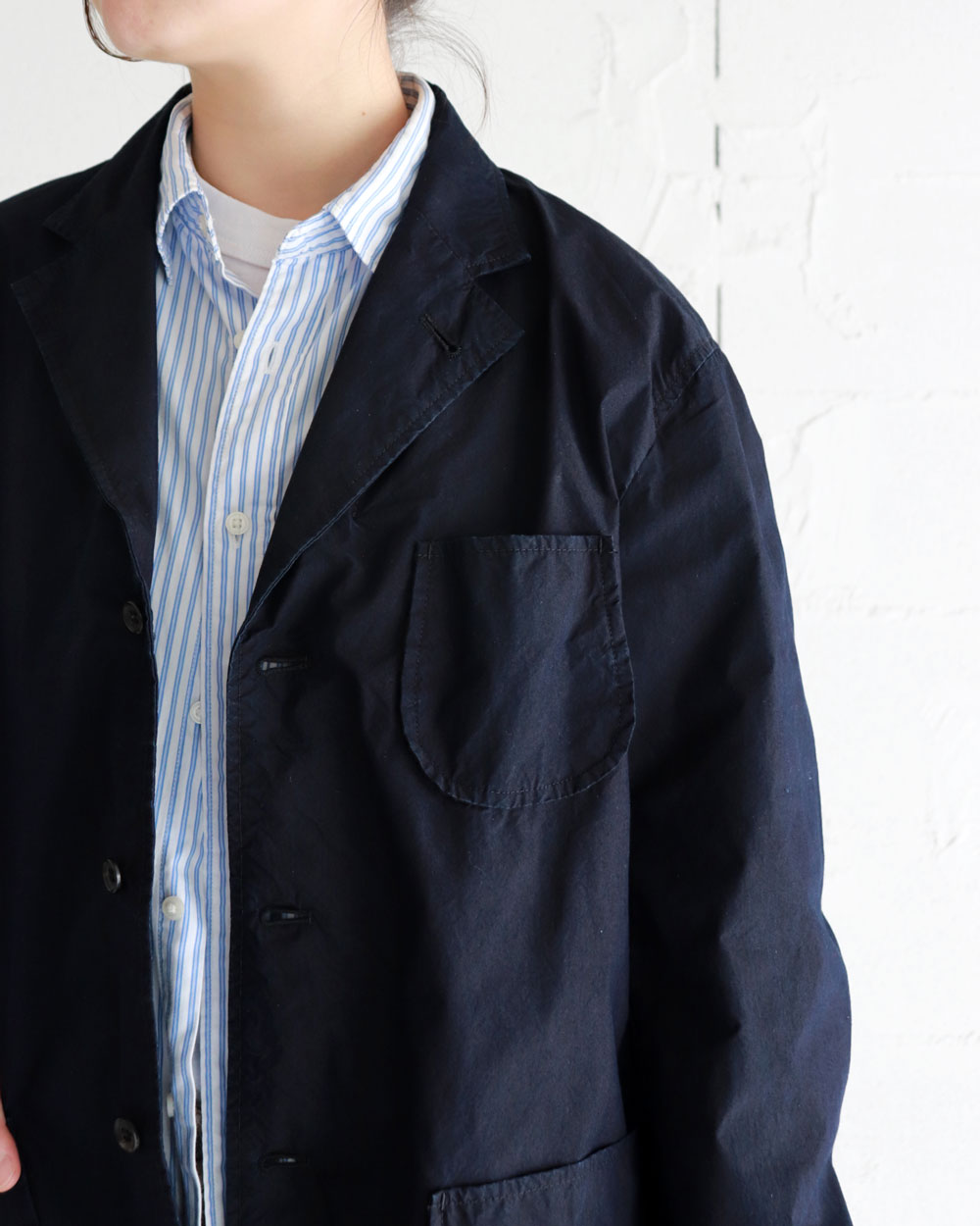 HATSKI Easy C/N Indigo Jacket -Indigo- HTK-22021
