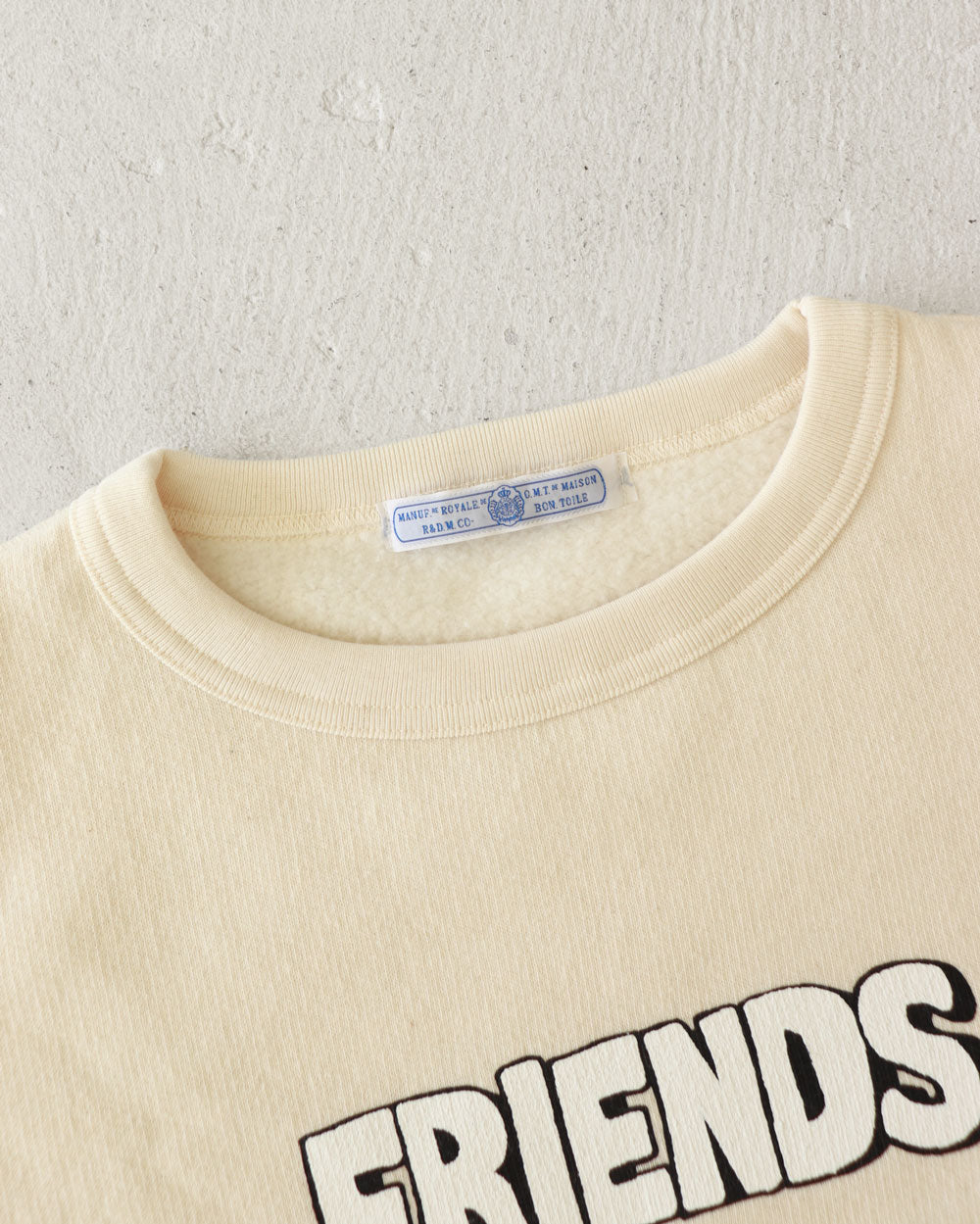 R&D.M.Co- 裏起毛 LOGO DROP SHOULDER SHIRT