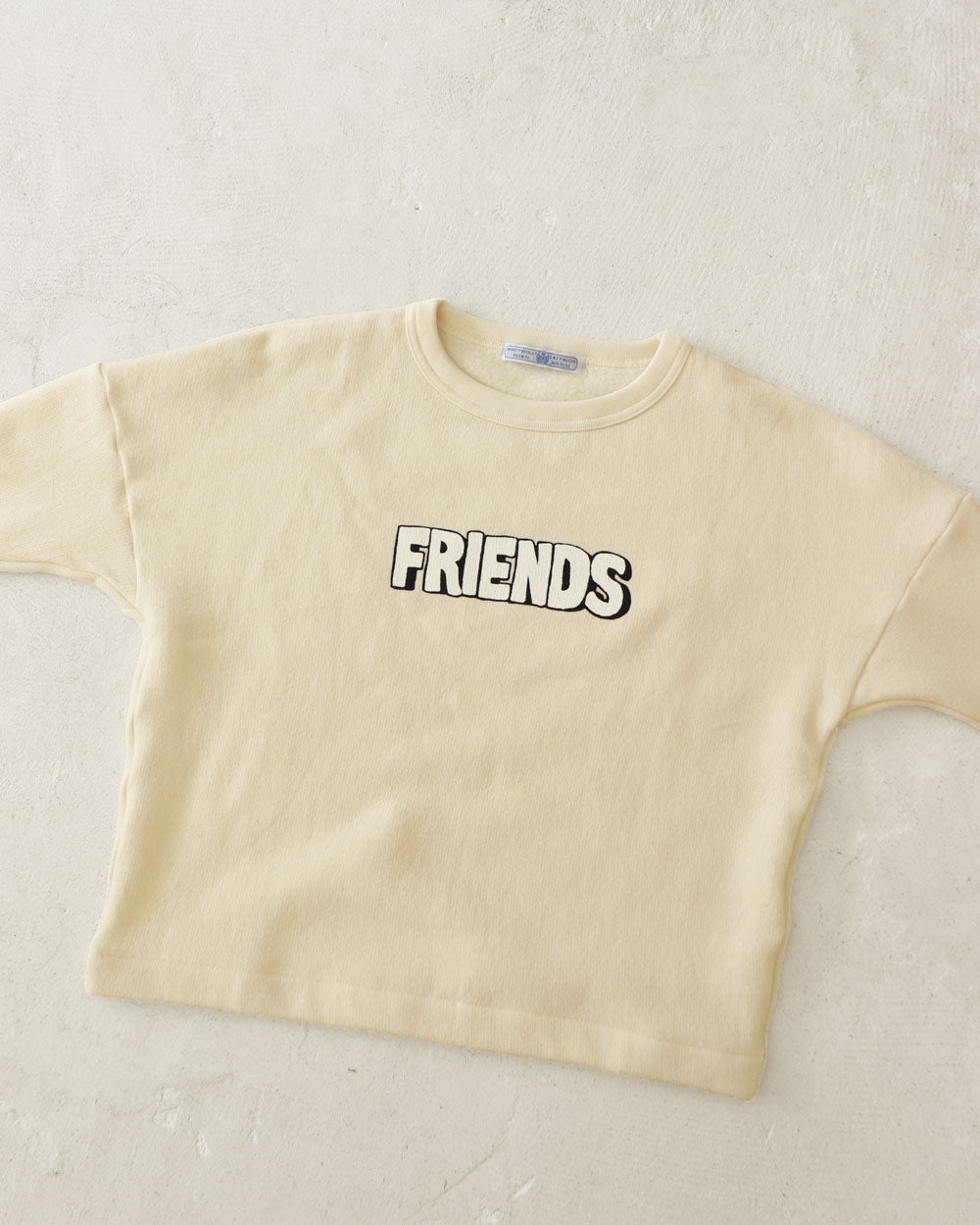 R&D.M.Co- 裏起毛 LOGO DROP SHOULDER SHIRT