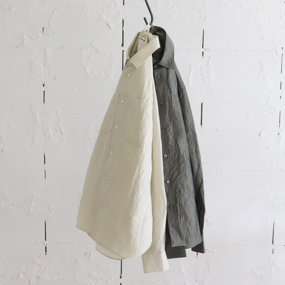 OLDMAN'S TAILOR DOUBLE POCKET SHIRTS