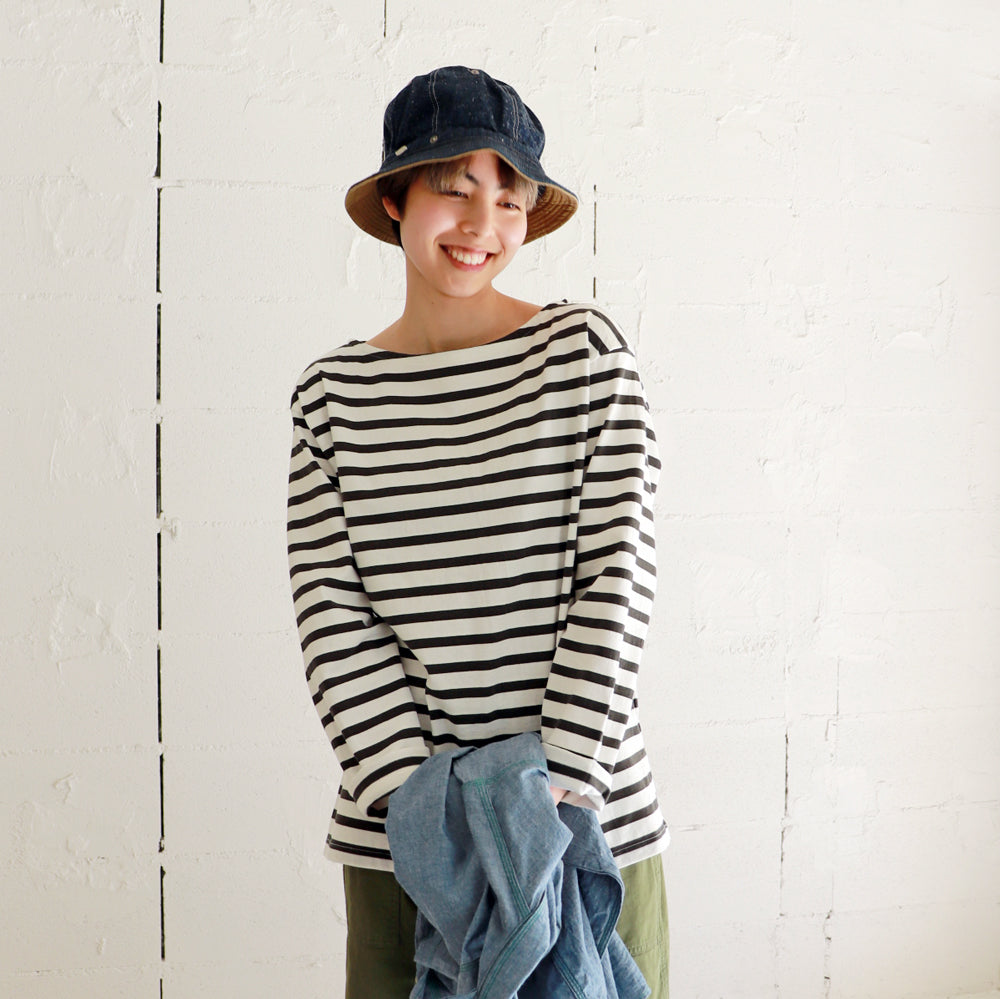 HATSKI F.Navy Basque shirt HTK-22016