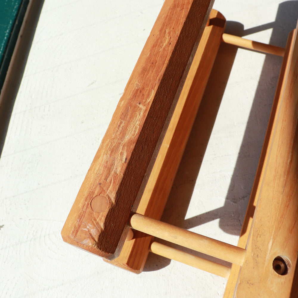 vintage wooden wine rack