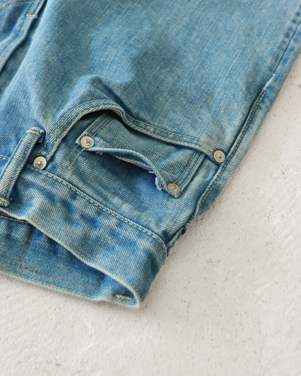 HATSKI Regular Tapered Denim -Used-IceBlue HTK-22002-U
