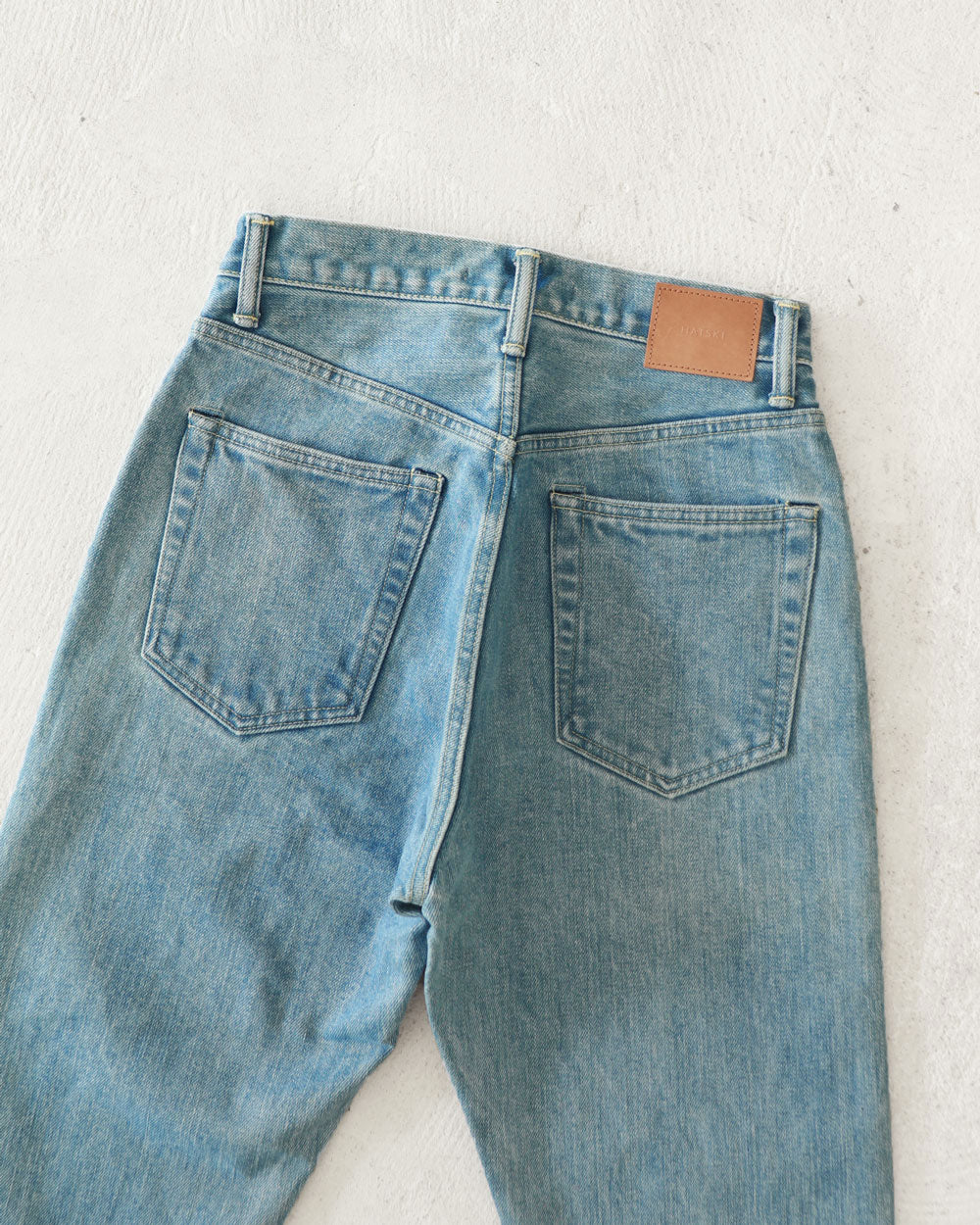 HATSKI Regular Tapered Denim -Used-IceBlue HTK-22002-U