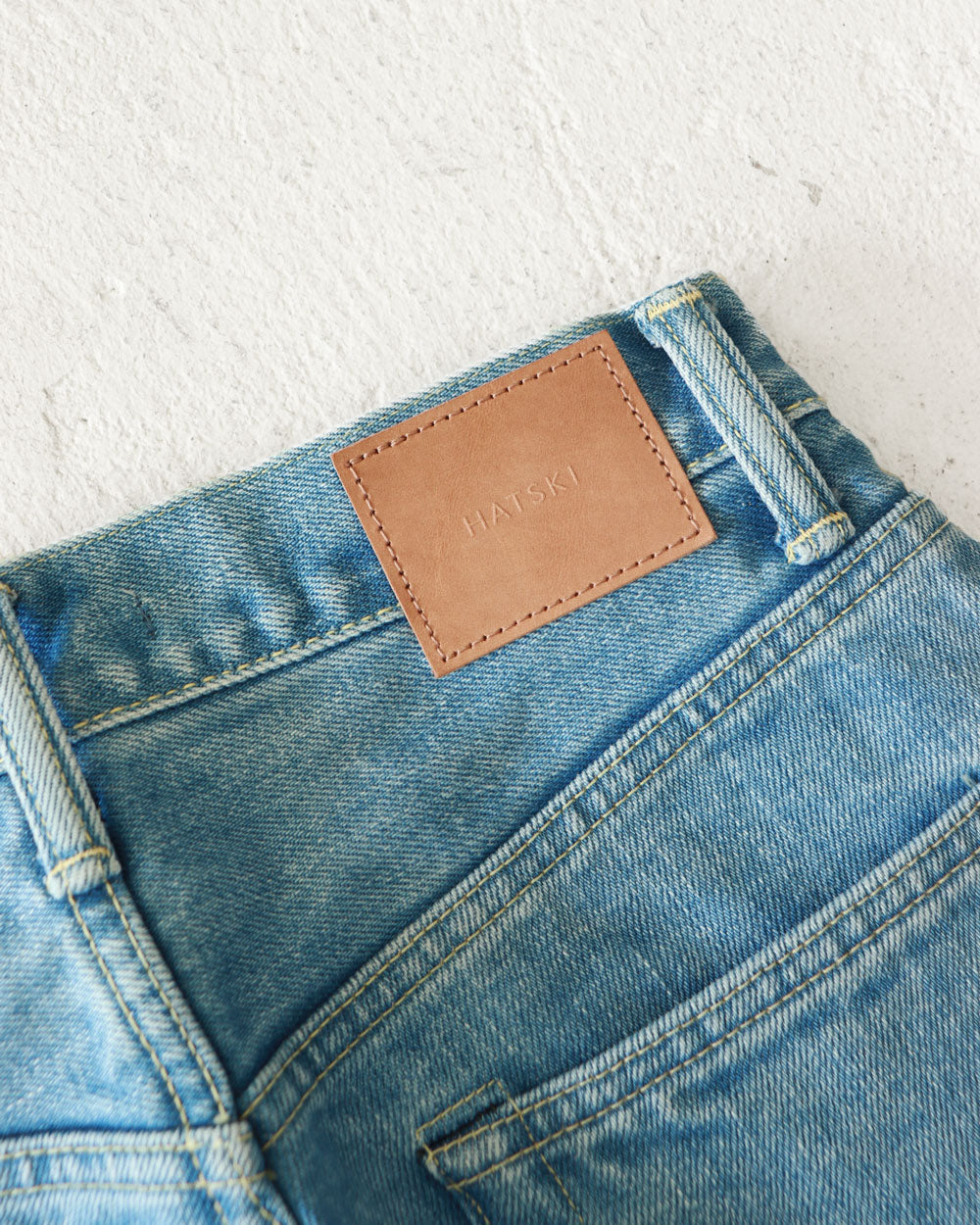 HATSKI Regular Tapered Denim -Used-IceBlue HTK-22002-U