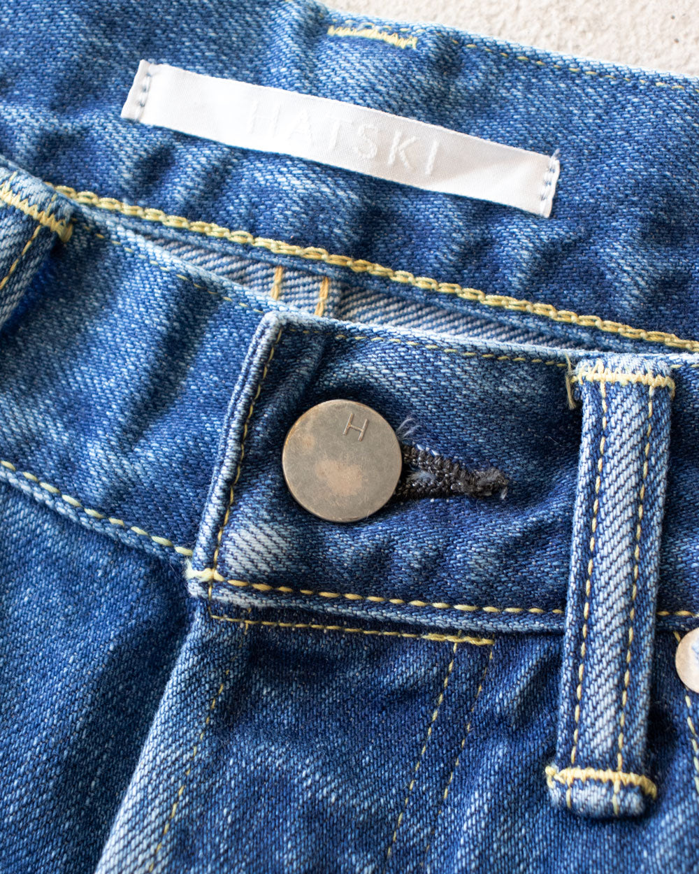 HATSKI Loose Tapered Denim -Used-Blue HTK-22001-U