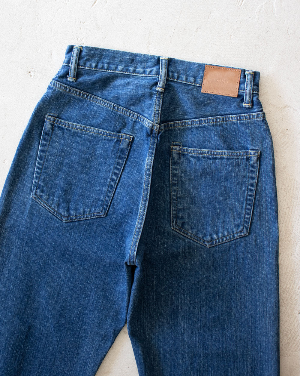 HATSKI Loose Tapered Denim -Used-Blue HTK-22001-U
