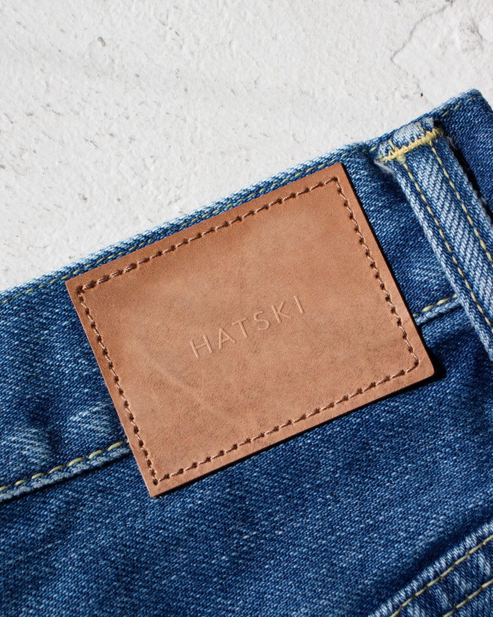 HATSKI Loose Tapered Denim -Used-Blue HTK-22001-U