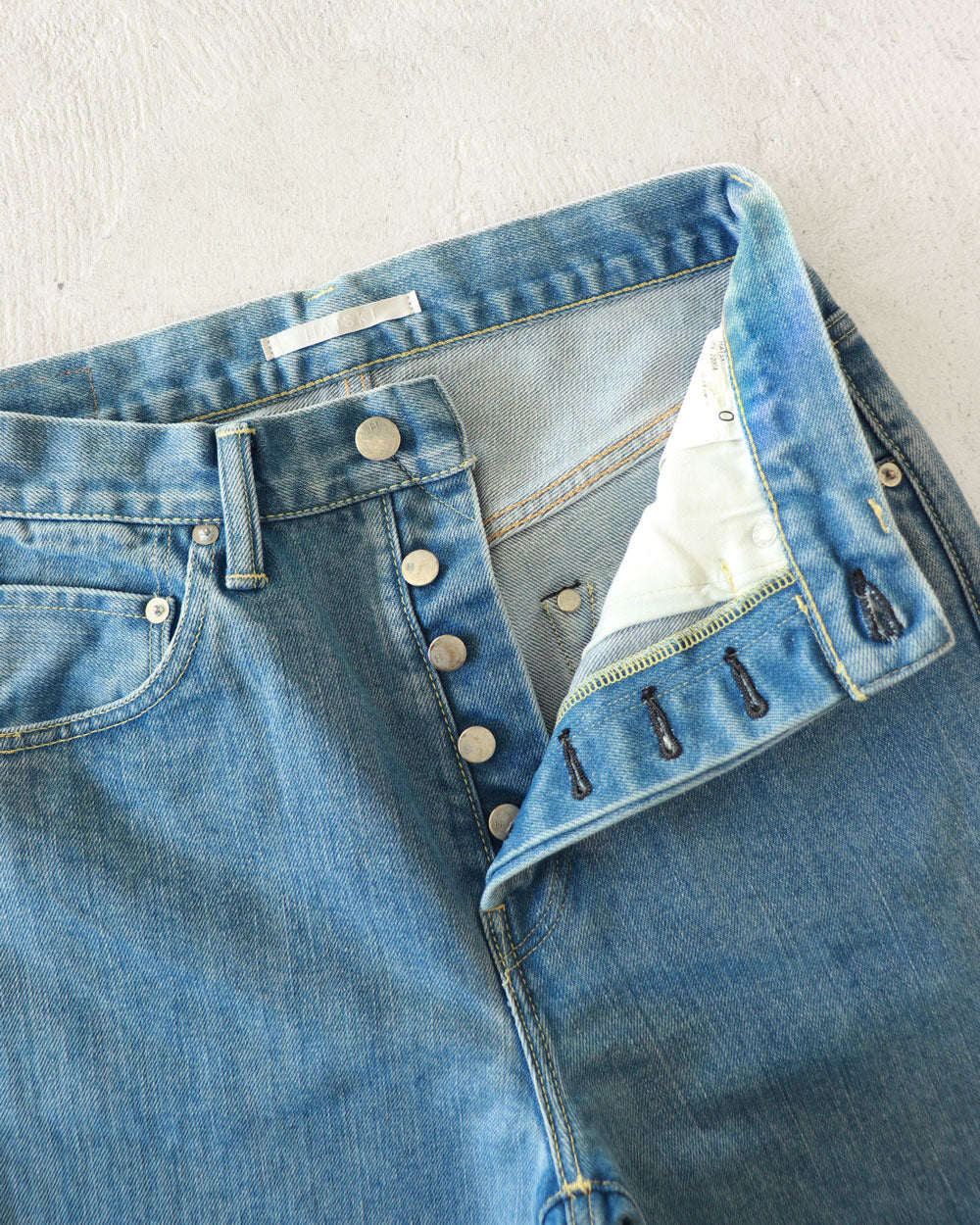 HATSKI Straight Denim -Used-IceBlue HTK-22004-U