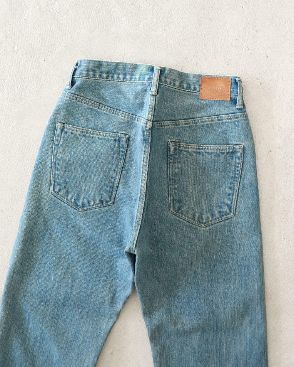 HATSKI Straight Denim -Used-IceBlue HTK-22004-U