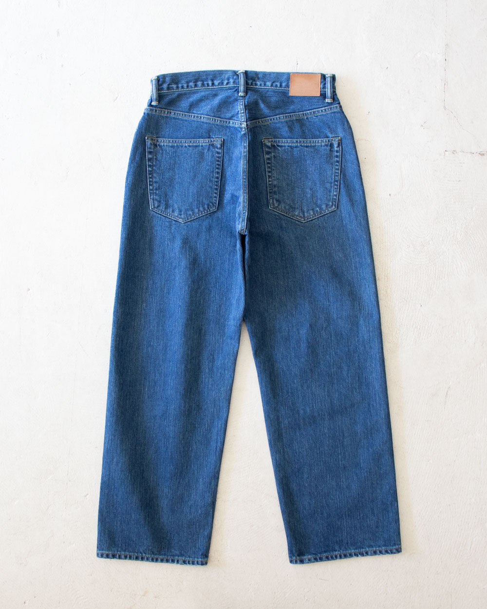 HATSKI Wide Tapered Denim -Used-Blue HTK-22003-U