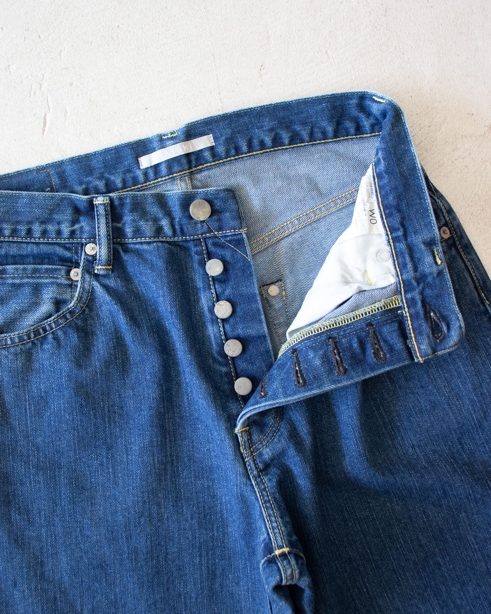 HATSKI Wide Tapered Denim -Used-Blue HTK-22003-U