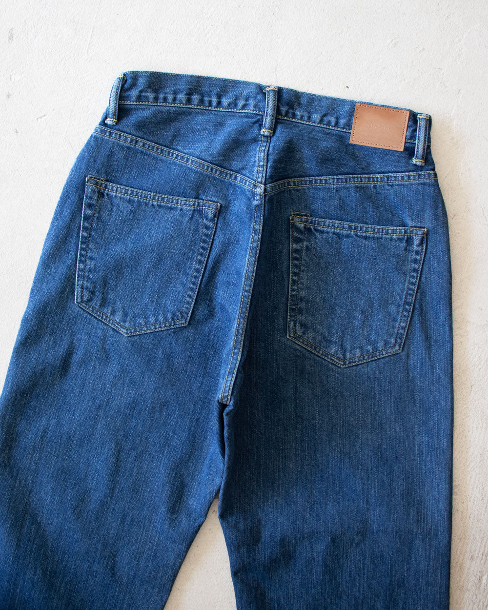 HATSKI Wide Tapered Denim -Used-Blue HTK-22003-U
