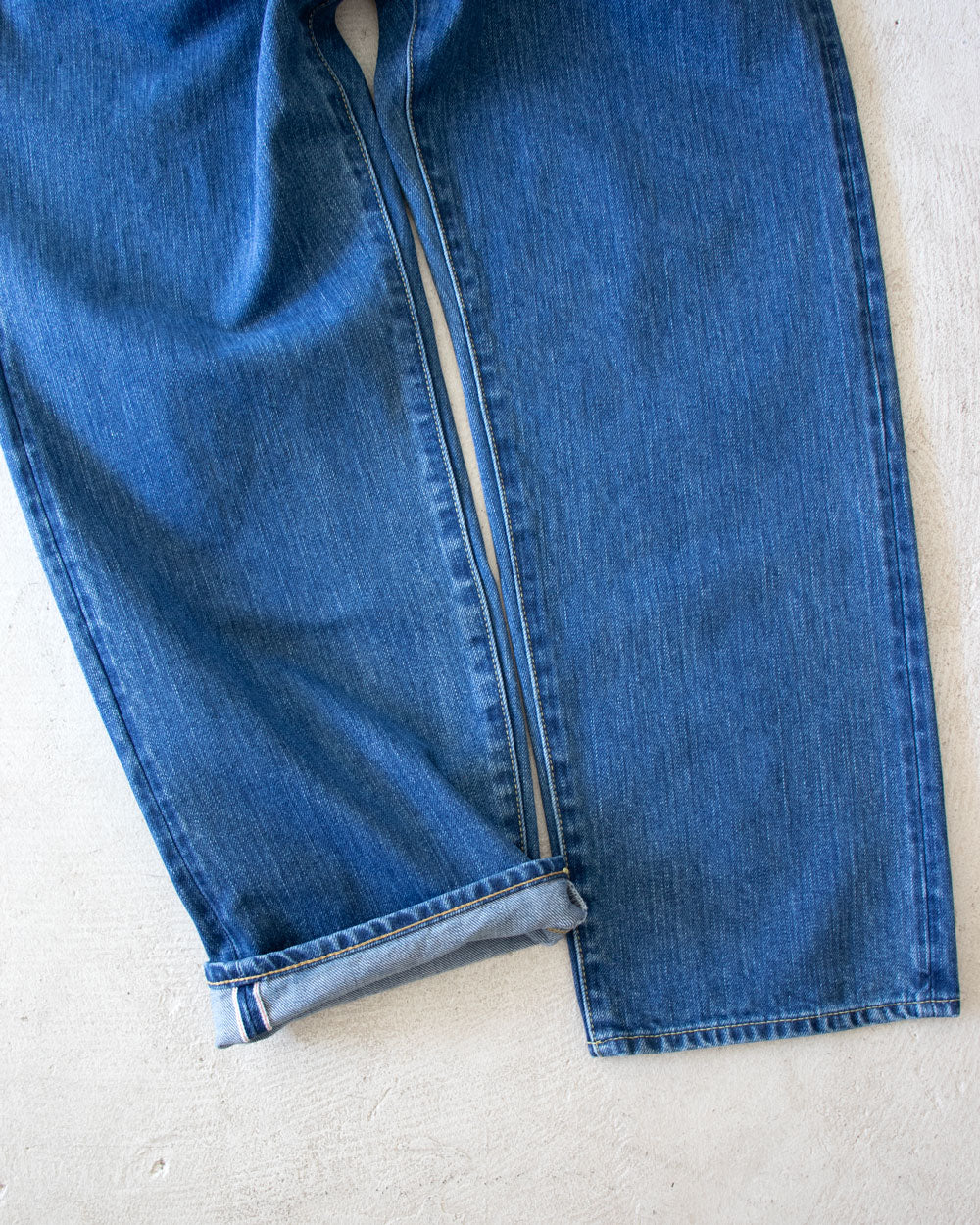 HATSKI Wide Tapered Denim -Used-Blue HTK-22003-U