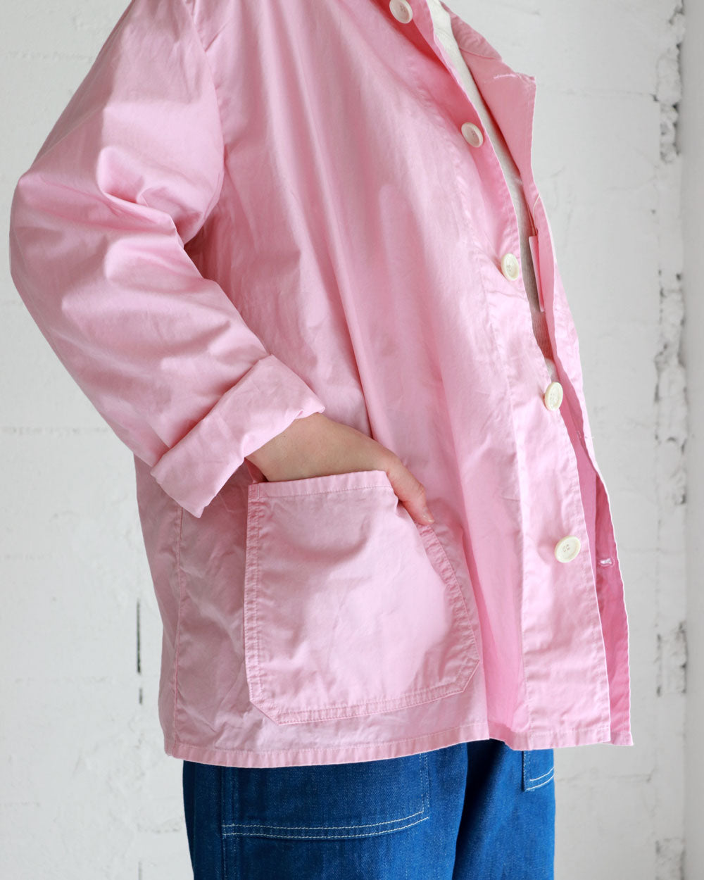R&D.M.Co- G.D TWILL COTTON COVERALL JACKET