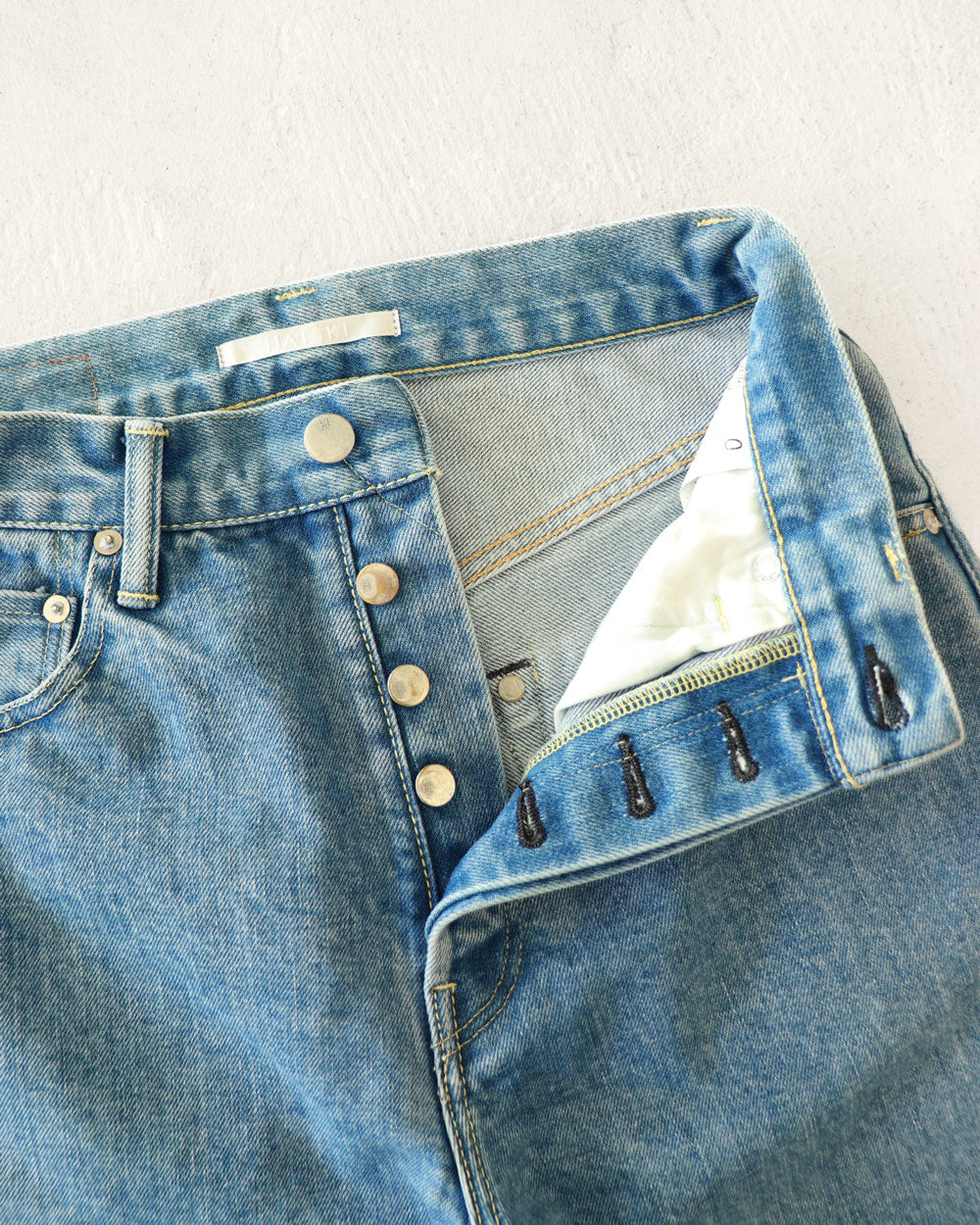 HATSKI Loose Tapered Denim -Used-IceBlue HTK-22001-U