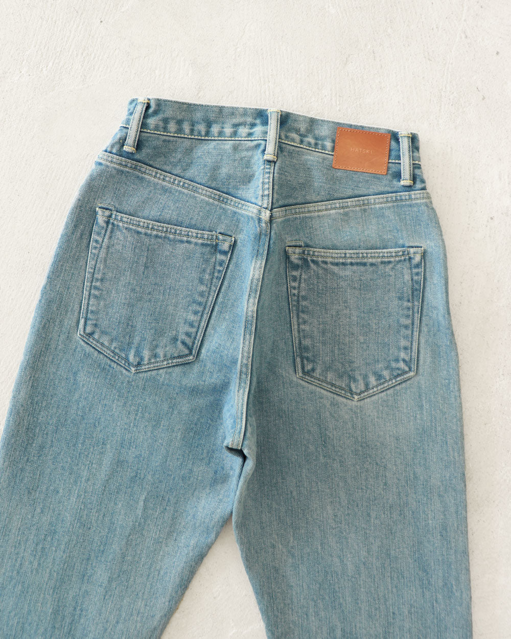 HATSKI Loose Tapered Denim -Used-IceBlue HTK-22001-U