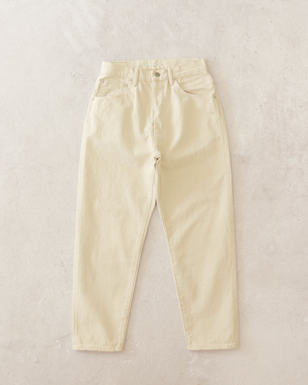 HATSKI Loose Tapered Katsuragi Denim -Ecru HTK-22001-K
