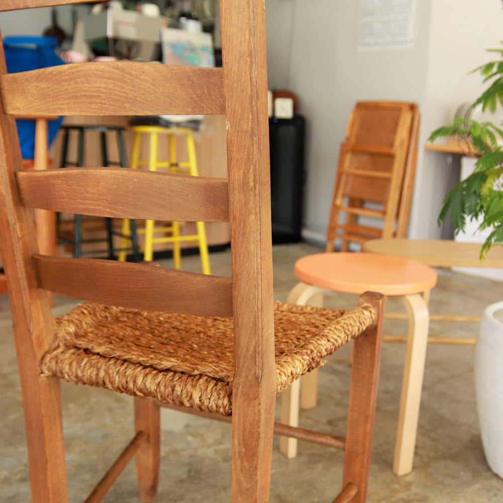 vintage ladder back chair