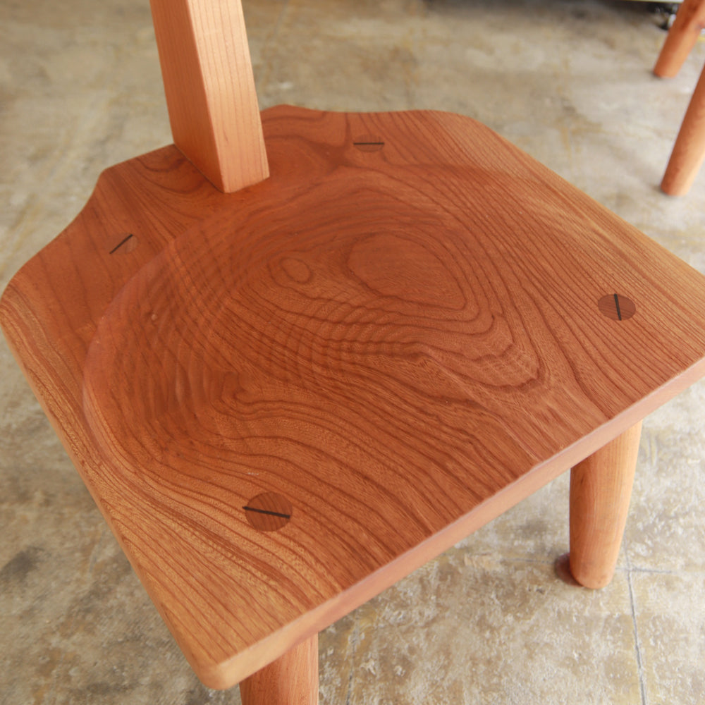 vintage studio craft solid wood T-chair