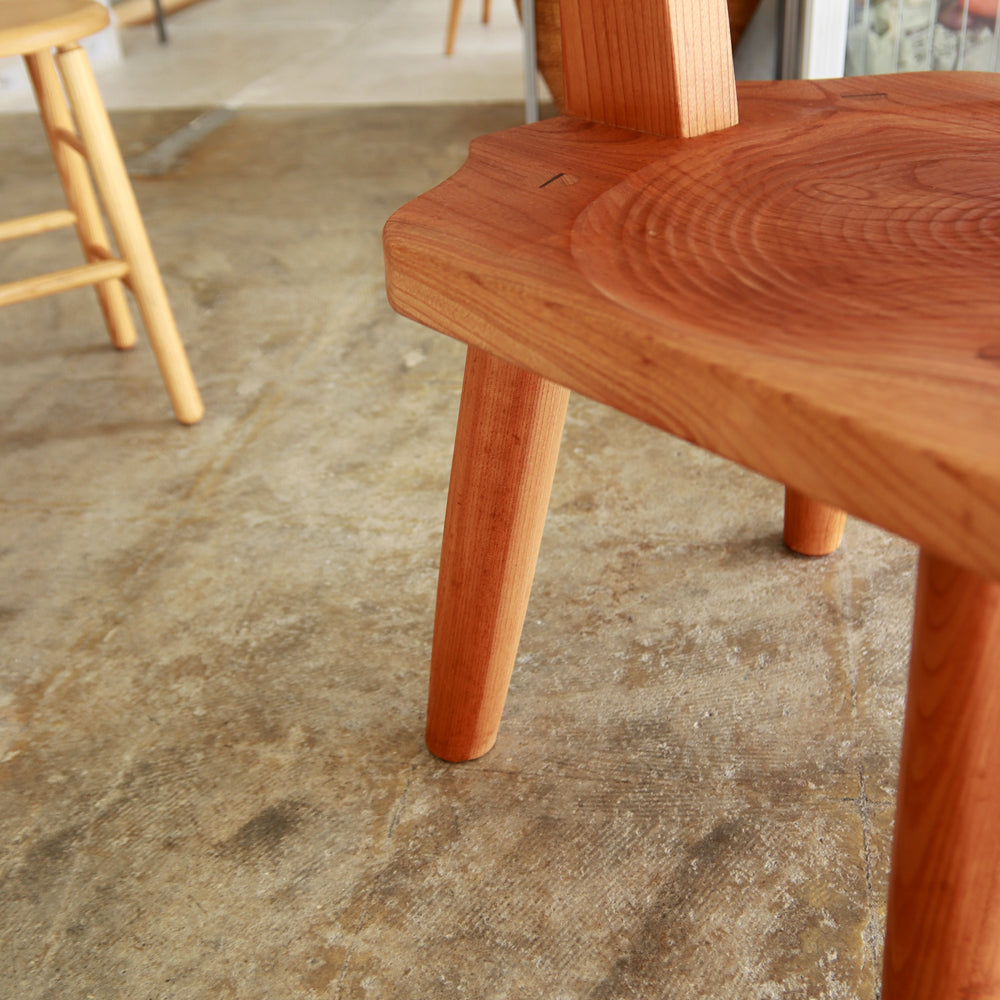 vintage studio craft solid wood T-chair