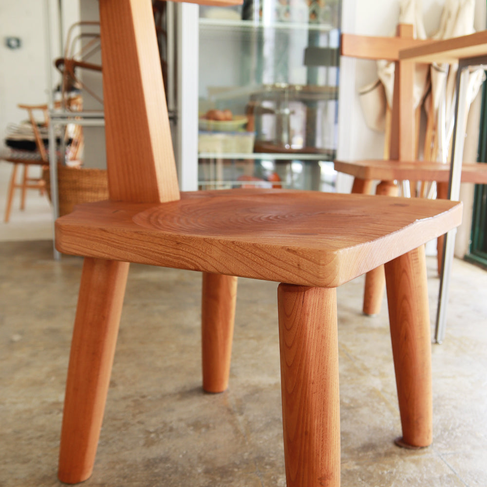 vintage studio craft solid wood T-chair