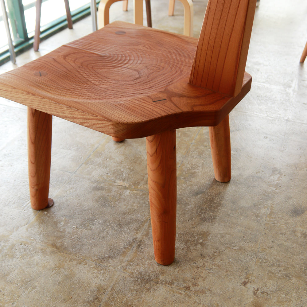 vintage studio craft solid wood T-chair