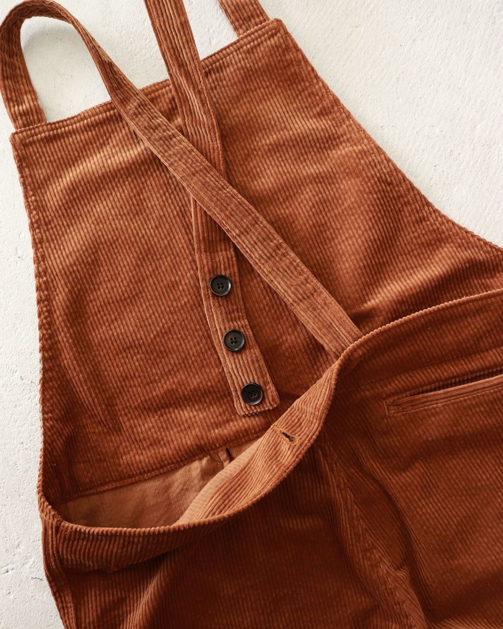 R&D.M.Co- 9W CORDUROY SALOPETTE