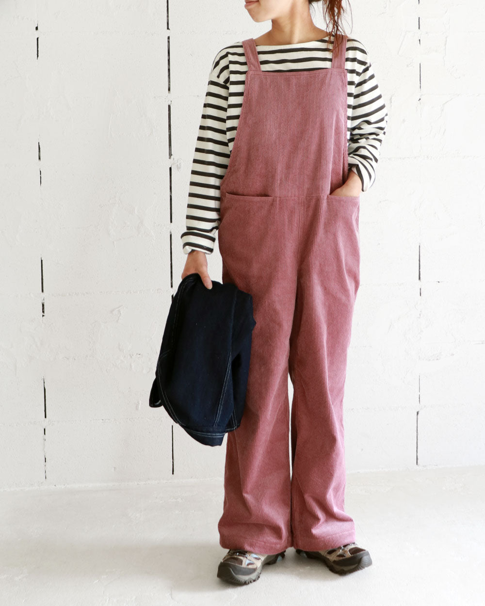 R&D.M.Co- 9W CORDUROY SALOPETTE