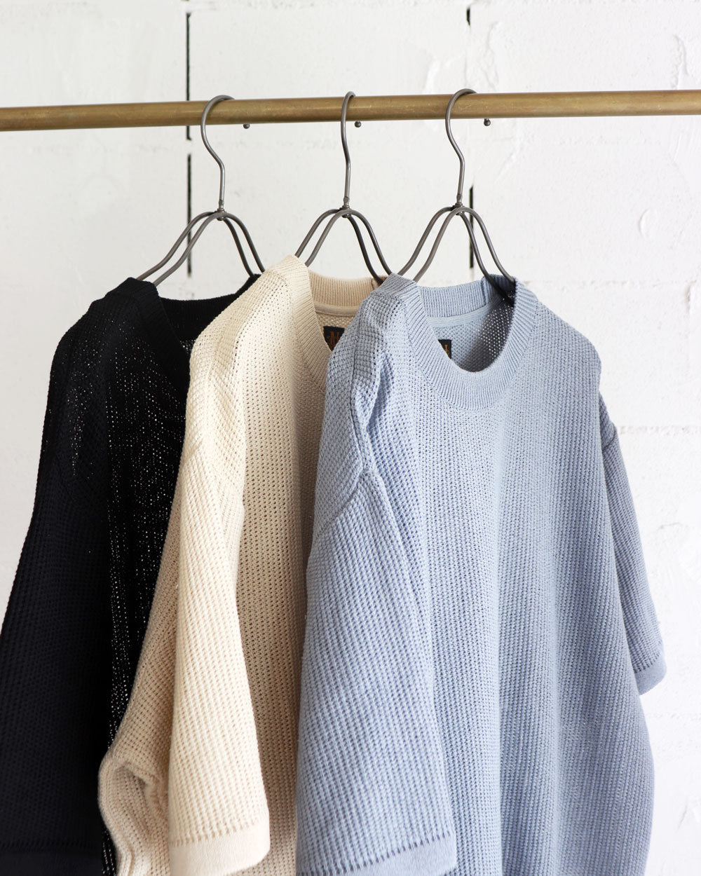 BATONER OX SUMMER KNIT CREW NECK S/S