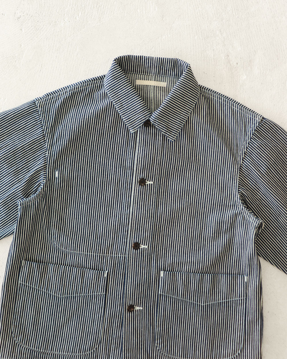 HATSKI|Hickory Herringbone Work Jacket -Stripe- HTK-23013-H