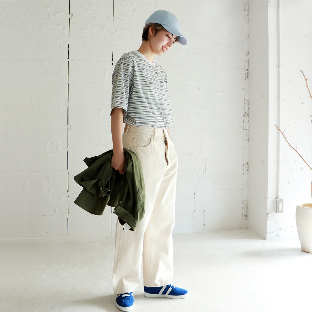R&D.M.Co- GARMENT DYE SEAM POCKET SKIRT