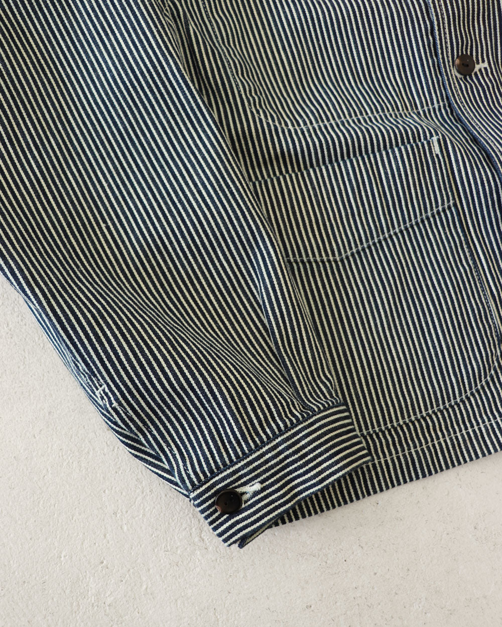 HATSKI|Hickory Herringbone Work Jacket -Stripe- HTK-23013-H