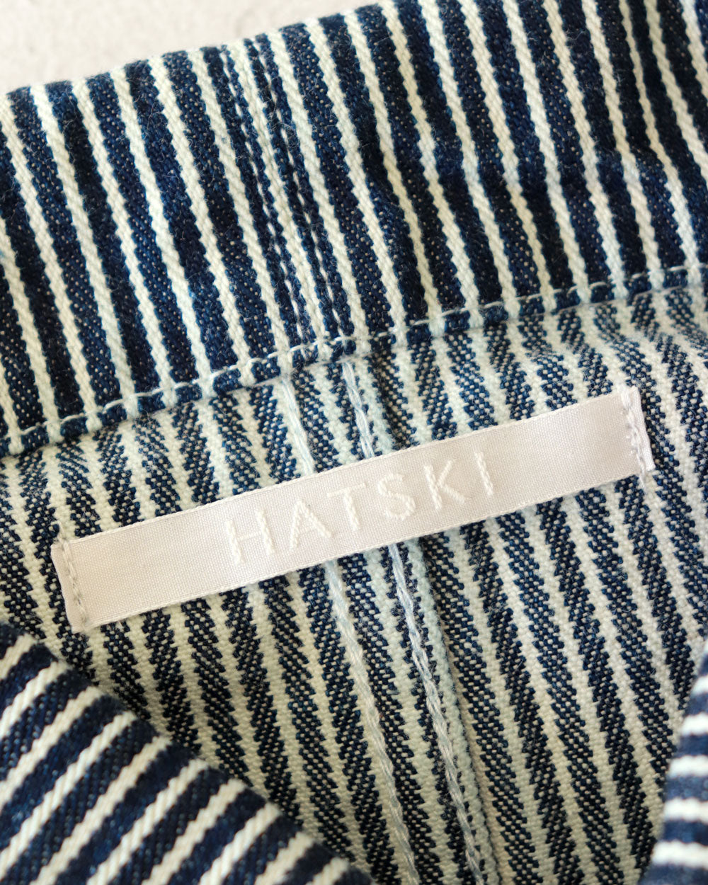 HATSKI|Hickory Herringbone Work Jacket -Stripe- HTK-23013-H