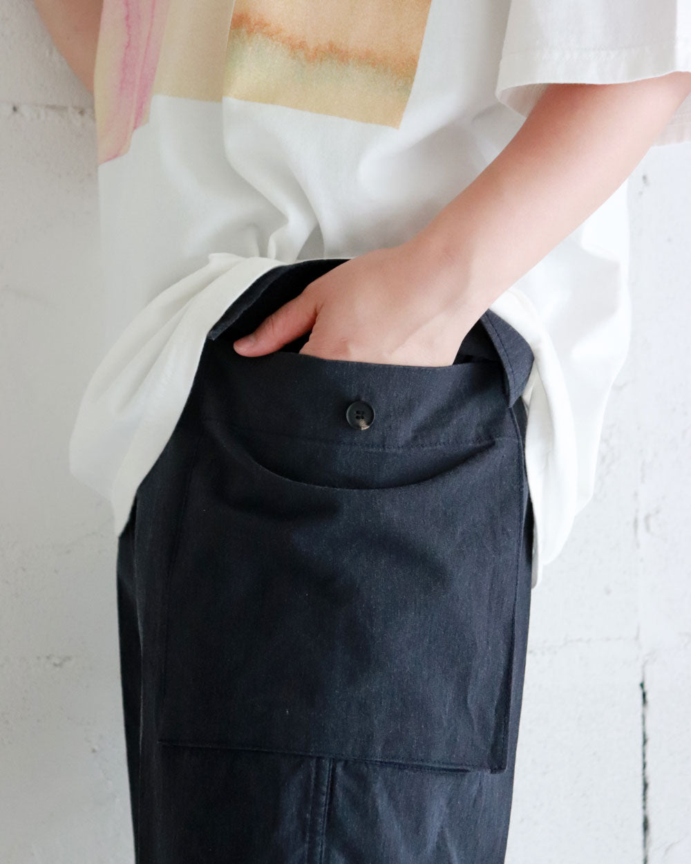 HATSKI 2 Pocket Shorts -Top Charcoal- HTK-25003