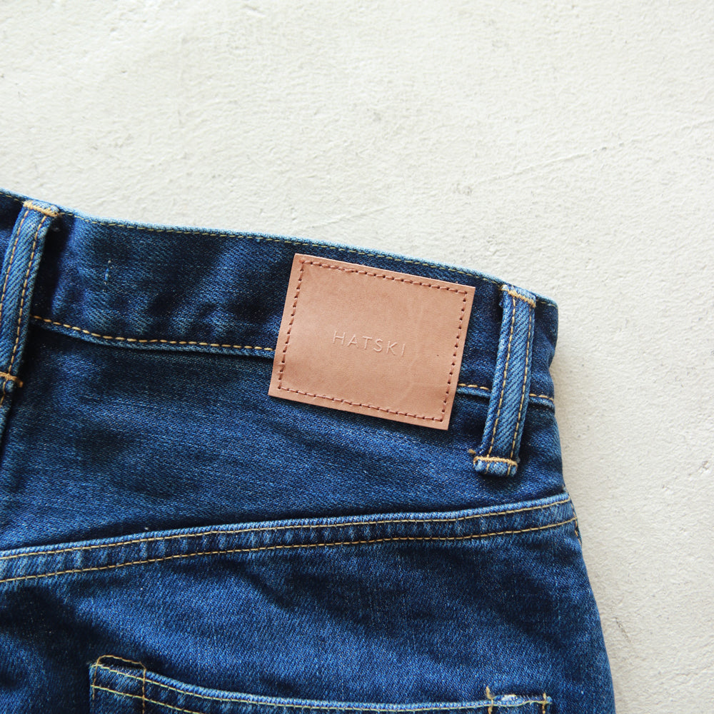 HATSKI Loose Tapered Denim -Used-Blue HTK-22001-U