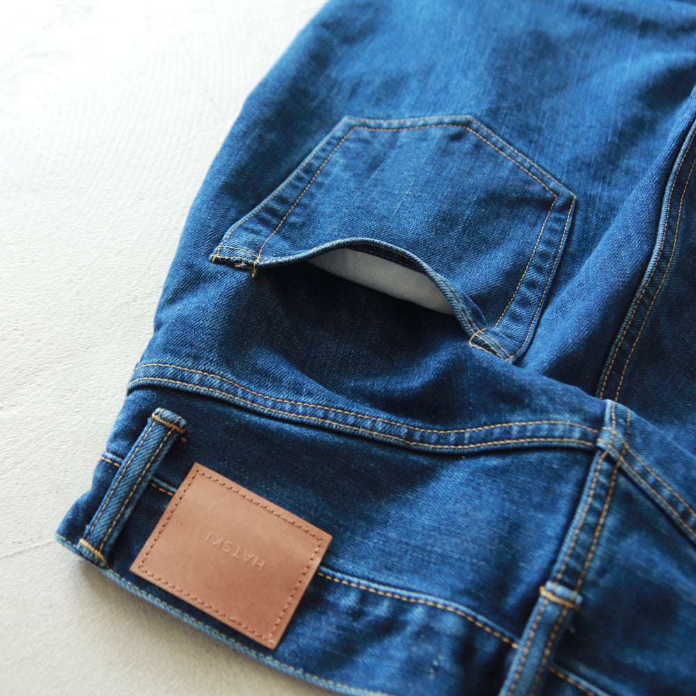 HATSKI Loose Tapered Denim -Used-Blue HTK-22001-U