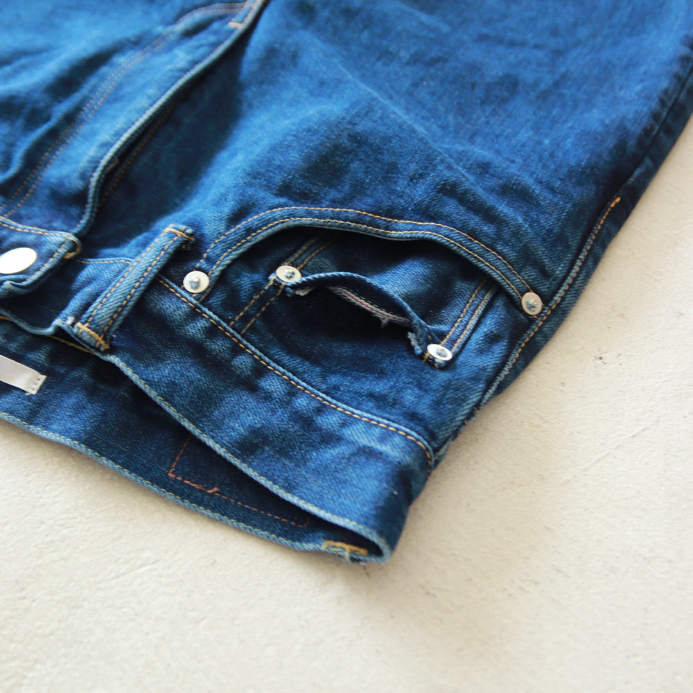 HATSKI Regular Tapered Denim -Used-Blue HTK-22002-U