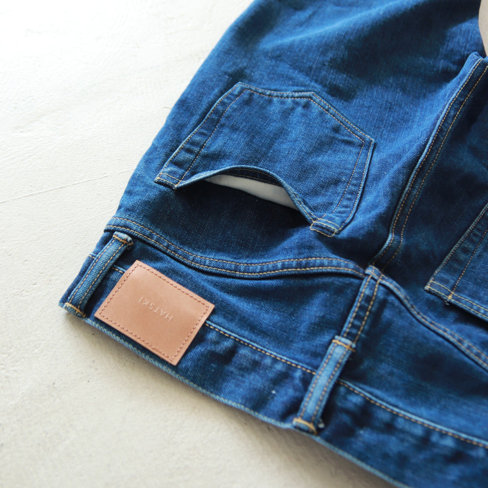 HATSKI Regular Tapered Denim -Used-Blue HTK-22002-U