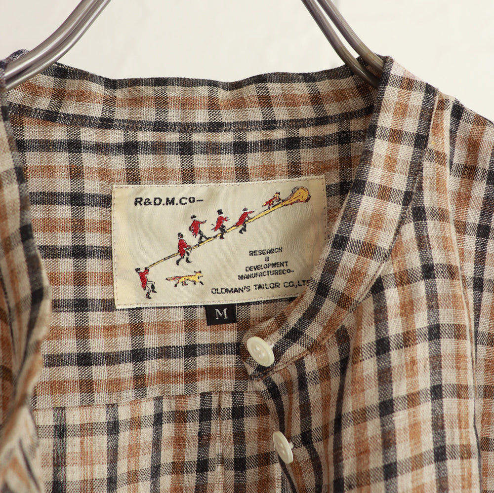 R&D.M.Co- L G.C.C STAND COLLAR SHIRTS