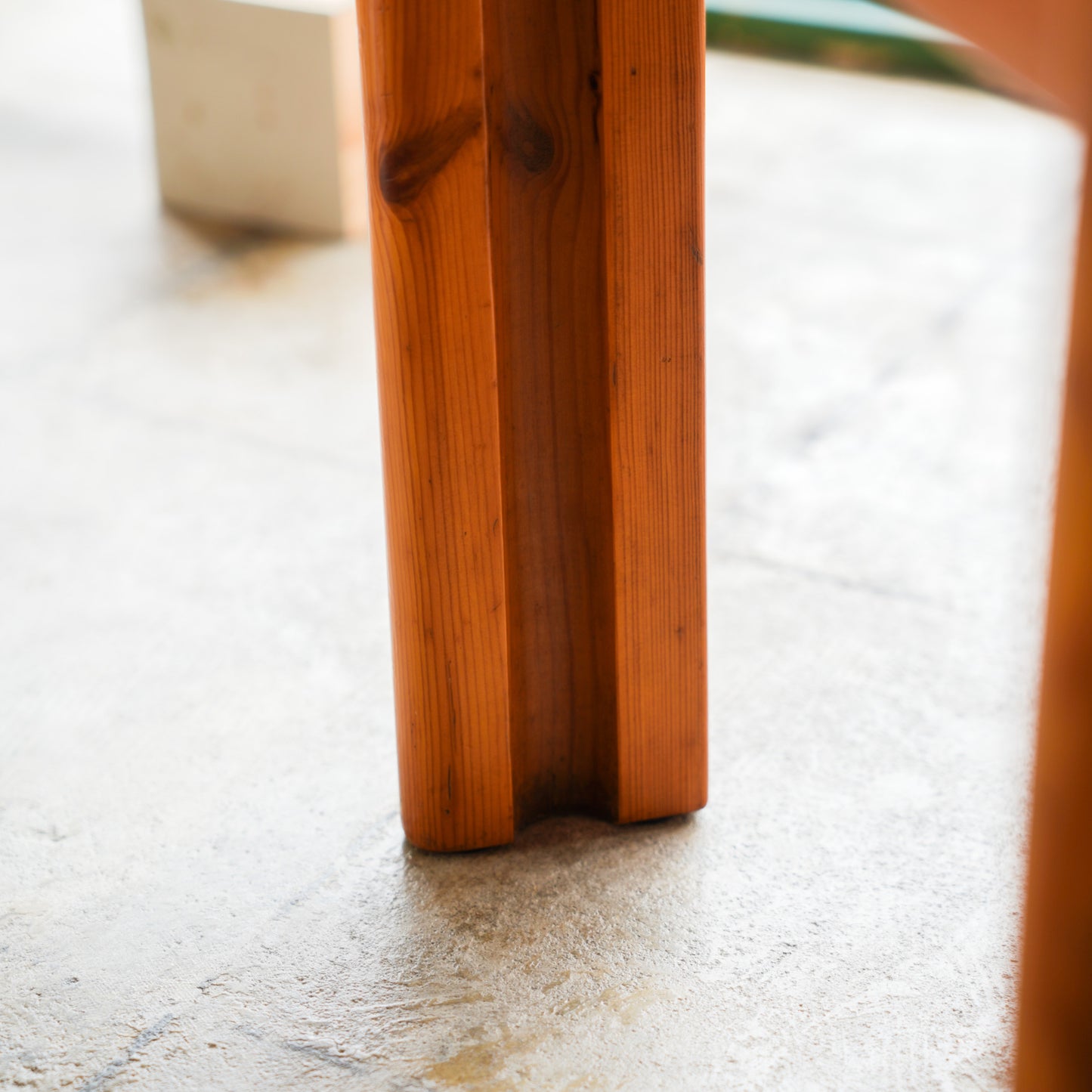 French Solid Pine Dining Chair