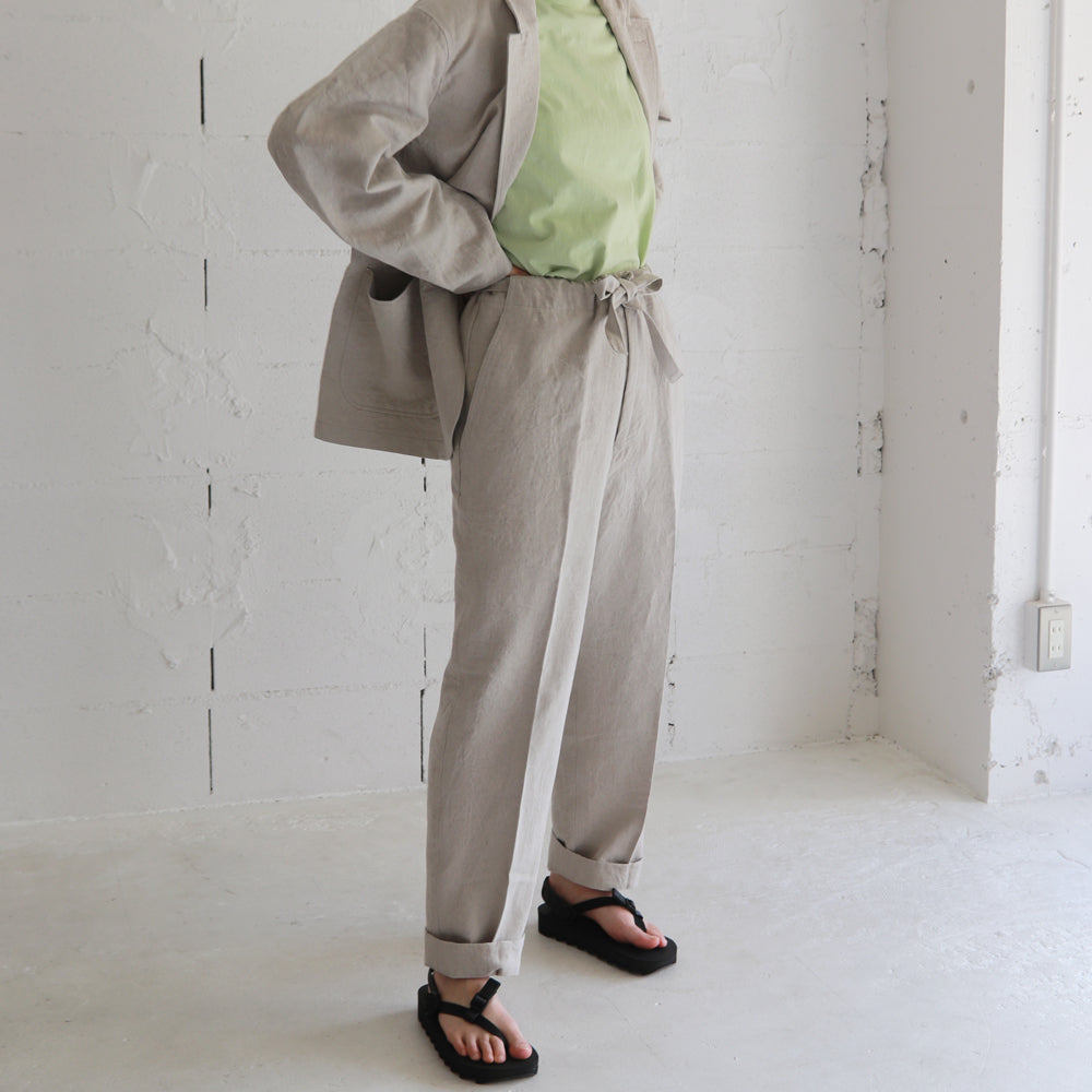 HATSKI Easy Linen Twill Slacks HTK-21006-L