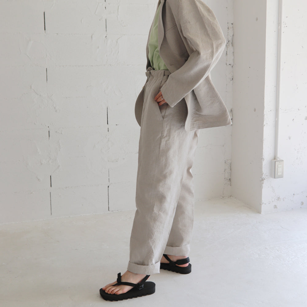 HATSKI Easy Linen Twill Slacks HTK-21006-L