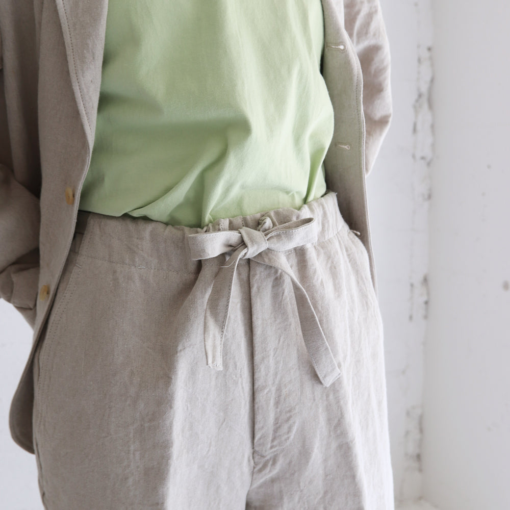 HATSKI Easy Linen Twill Slacks HTK-21006-L