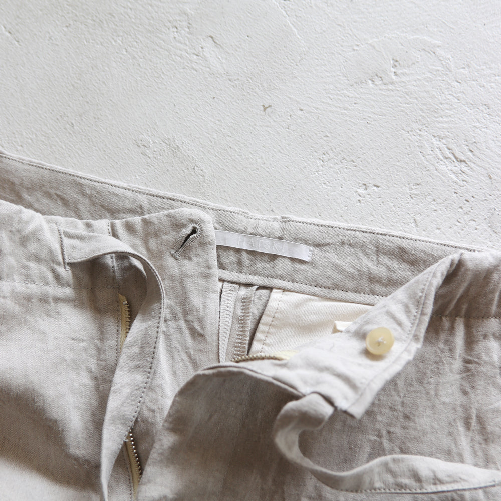 HATSKI Easy Linen Twill Slacks HTK-21006-L