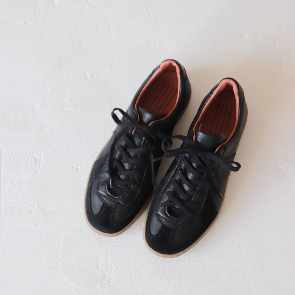 REPRODUCTION OF FOUND GERMAN MILITARY TRAINER BLACK