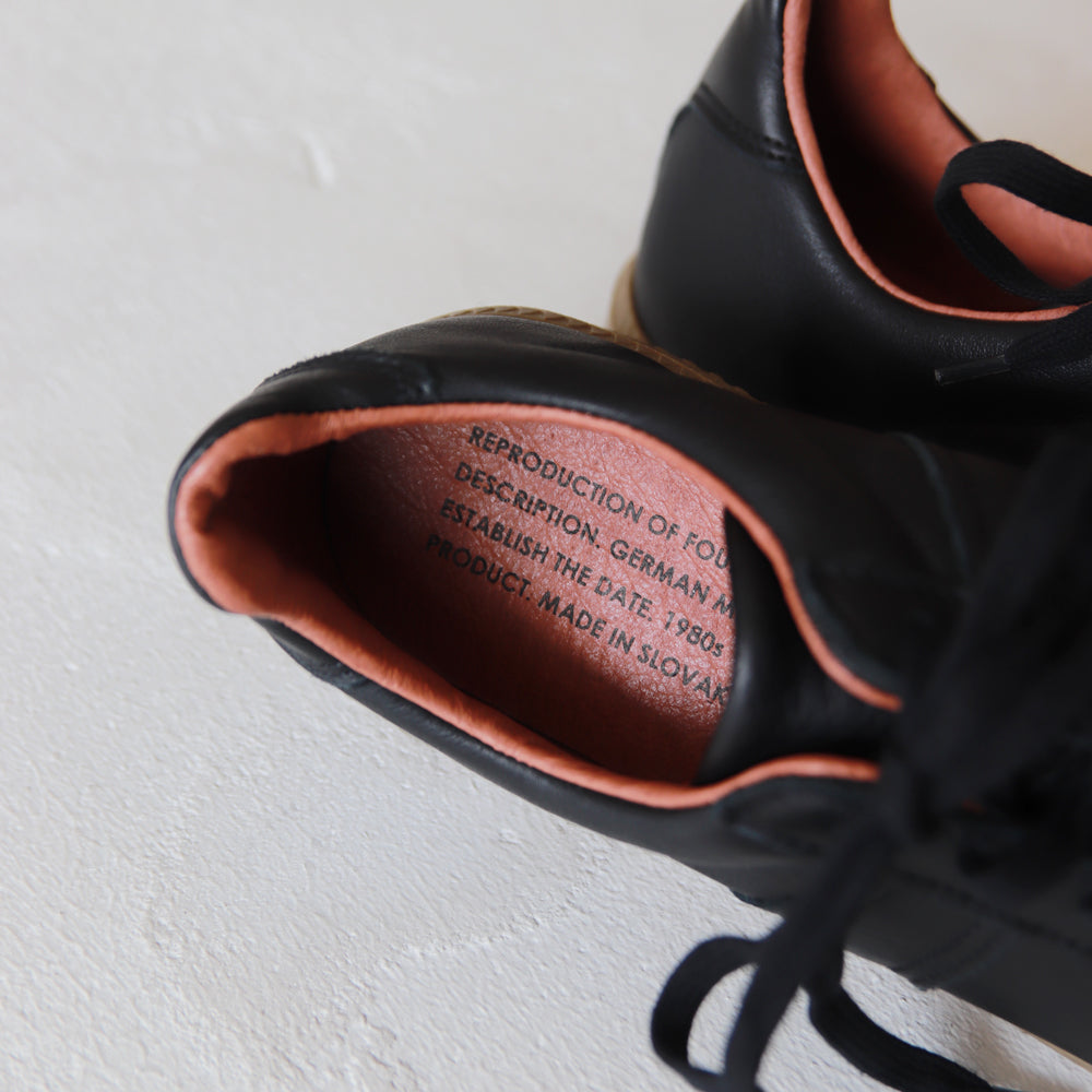 REPRODUCTION OF FOUND GERMAN MILITARY TRAINER BLACK