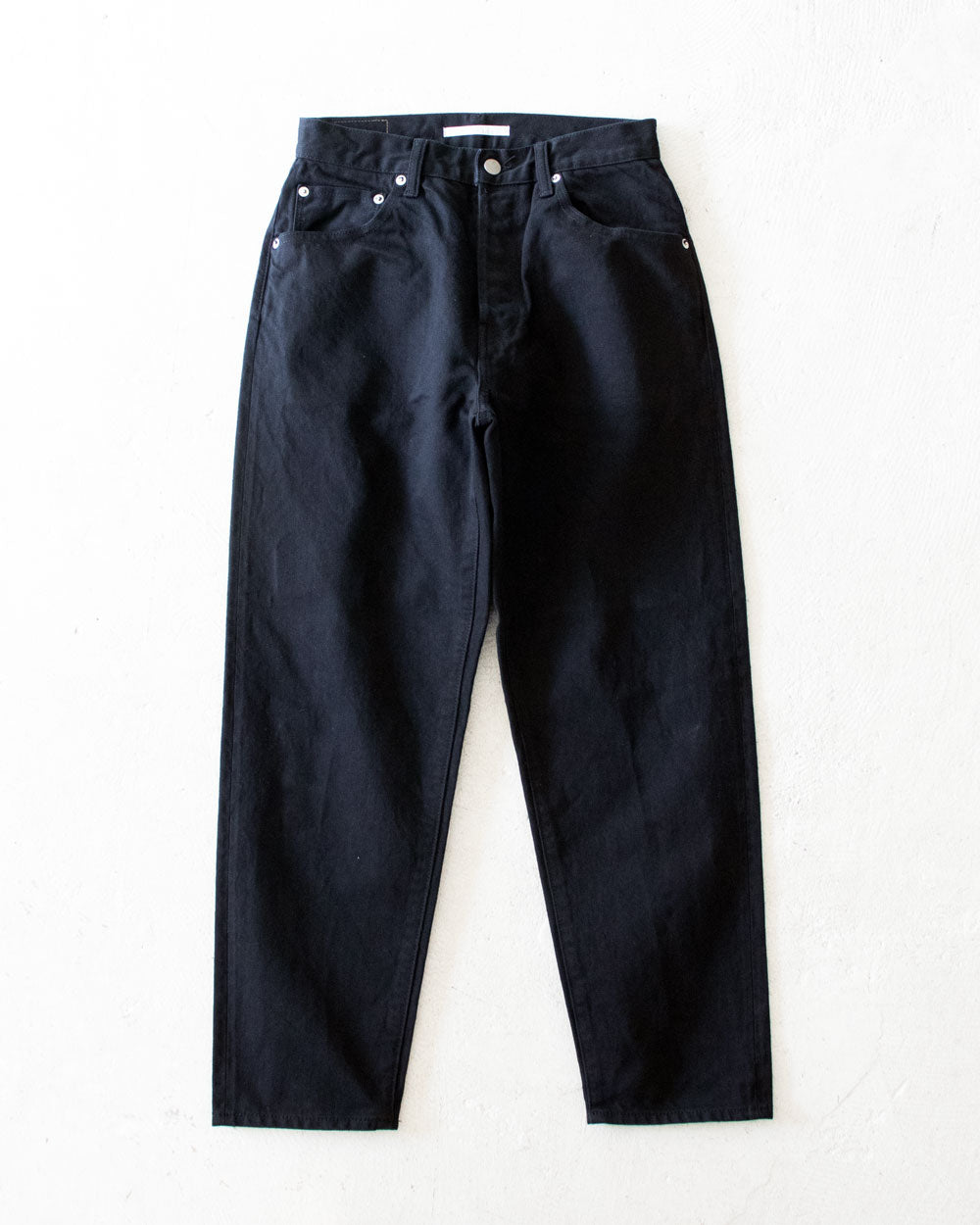 HATSKI Loose Tapered Washi Denim -Black- Denim01-W